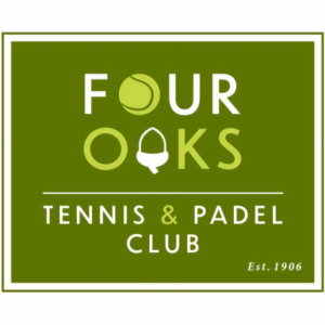 Four Oaks Tennis & Padel Club&rsquo;s club badge