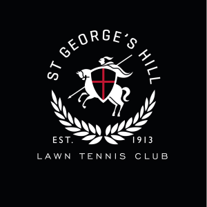 St George's Hill Lawn Tennis Club&rsquo;s club badge
